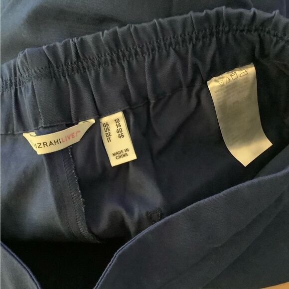 Isaac Mizrahi stretch Slim Pedal Pusher Pants Sz 10 - Picture 2 of 7